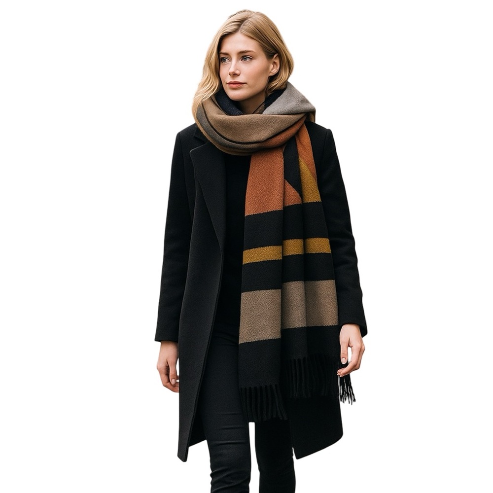 Vero Moda Abstract Multicolor Scarf for Women